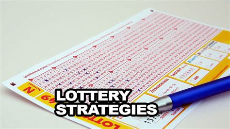 Lottery Strategies: Are There Any Winning Strategies .